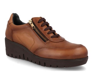 Zapatos de piel bda 13792 color Cuero