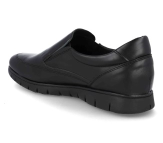 Zapatos de piel con plantilla extraíble Dj Santa 13361 negro